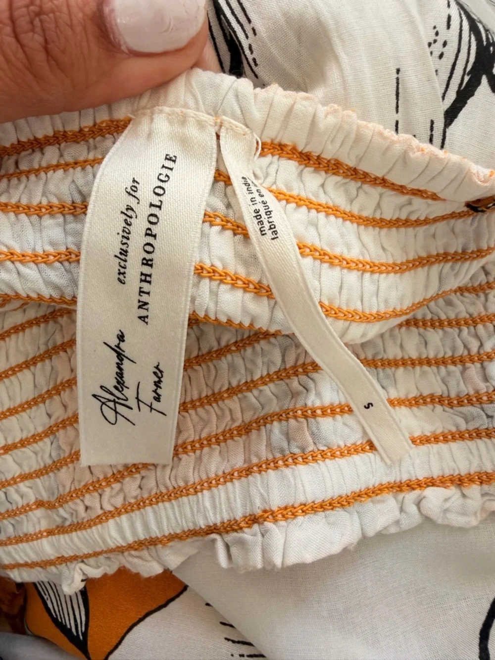 Anthropologie Alexandra Farmer Short-Sleeve
Smocked Midi Dress S - Picture 8 of 8